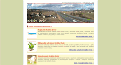 Desktop Screenshot of kraluvdvur.cz
